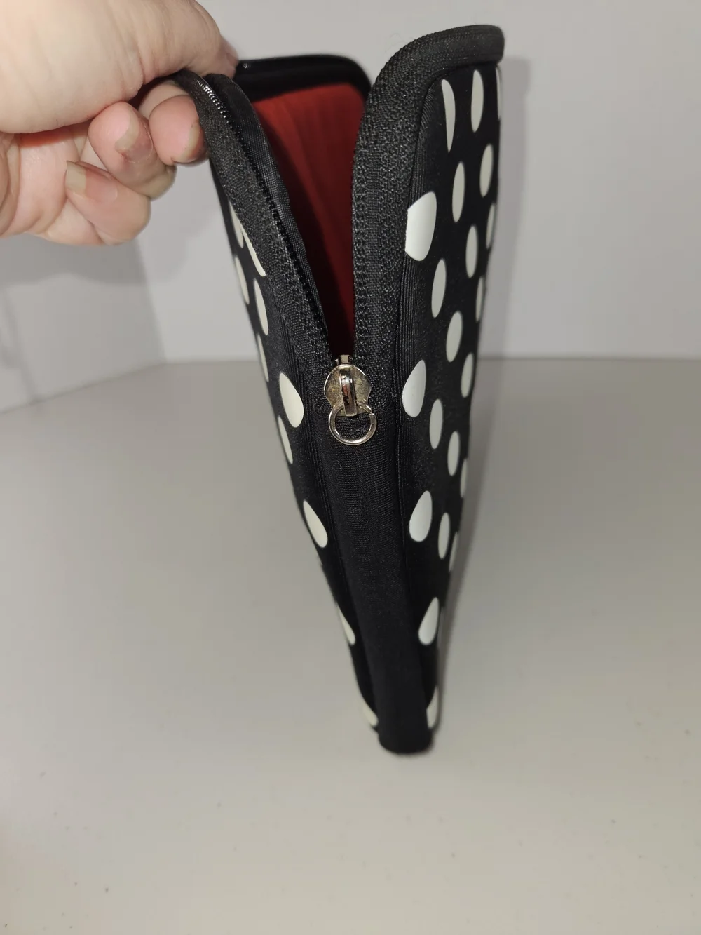 kate spade Black and White Polka Dot mini Sleeve